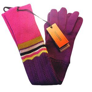 NWT Missoni For Target "Rare" Long Gloves, Passion Purple, One Size